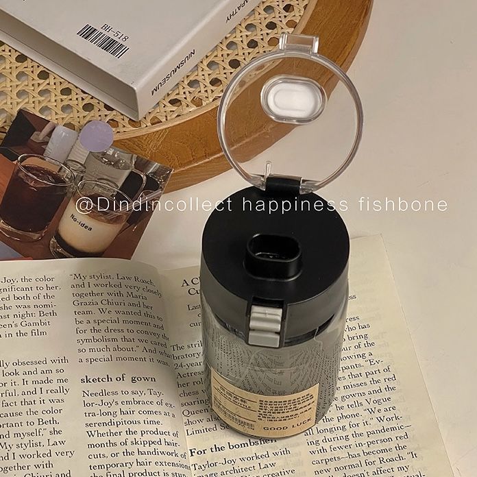 Muji pc water cup outdoor sports portable and easy-to-use cup, high appearance level, simple and durable plastic cup with tea strainer, direct drinking cup pic 6