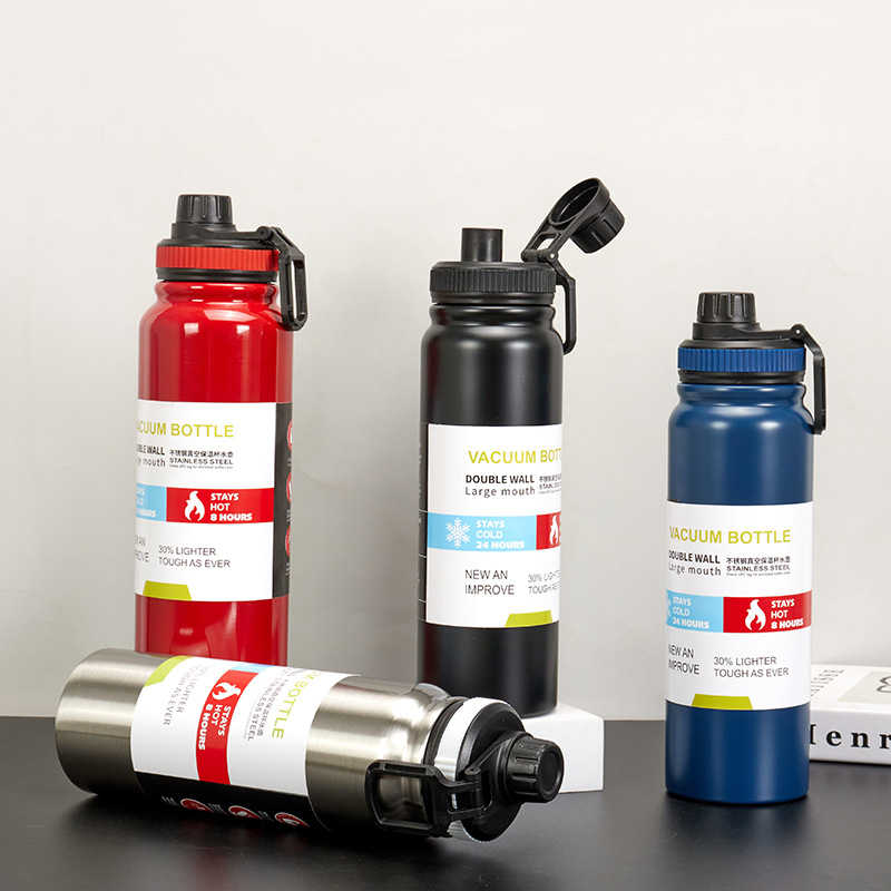 跨境304不锈钢保温杯手提水瓶户外便携直饮运动水壶大容量太空壶详情3