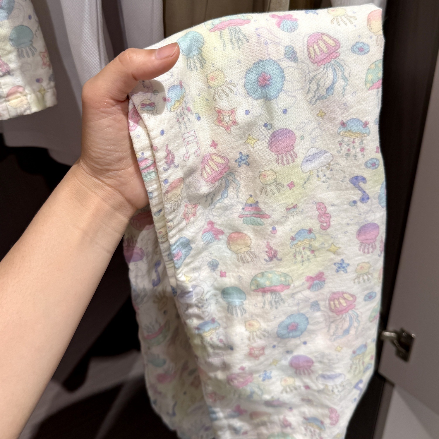 Class A all-cotton double-layer yarn round-neck pajamas, short sleeves, long sleeves, shorts, long pants, postpartum home wear set, cartoon breathable pic 4
