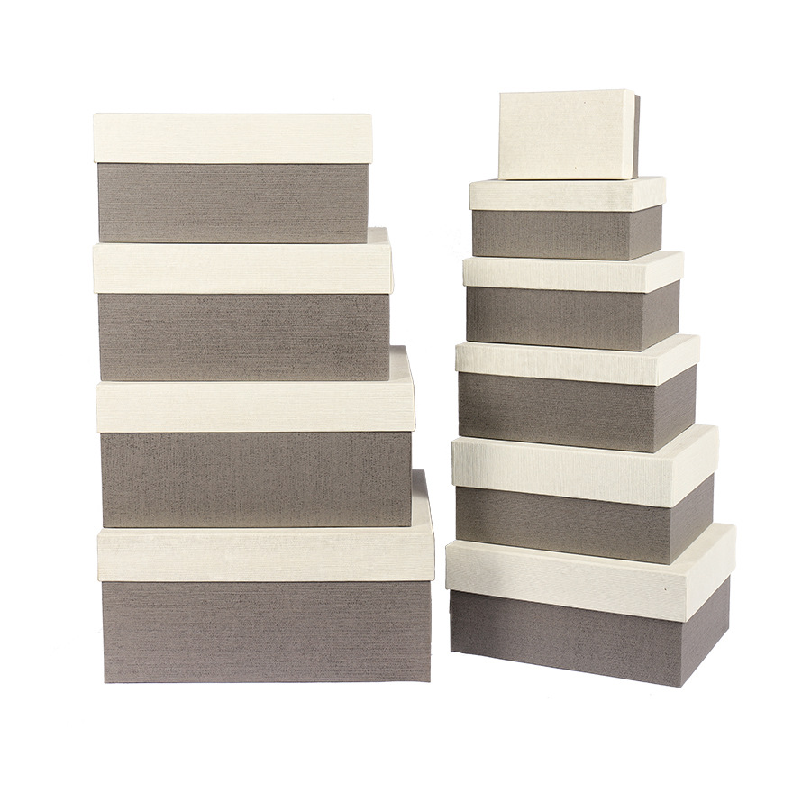 New creative gift box 10-piece set, birthday creative gift box, top and bottom cover square set gift box, cross-border best-selling box pic 11