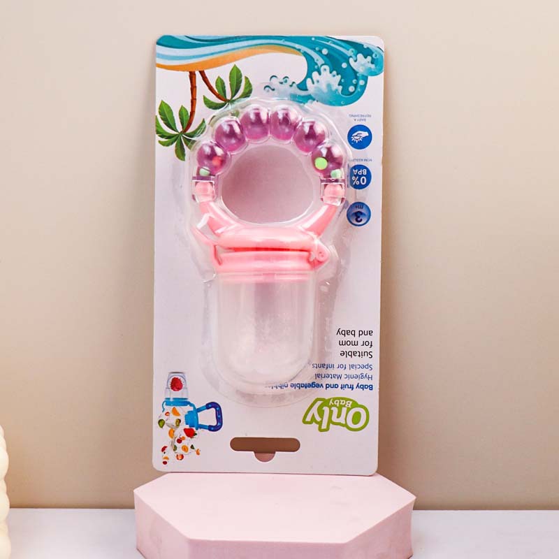 厂家直销咬咬乐摇铃果蔬婴儿果汁水果食物牙胶辅食安全硅胶磨牙详情4