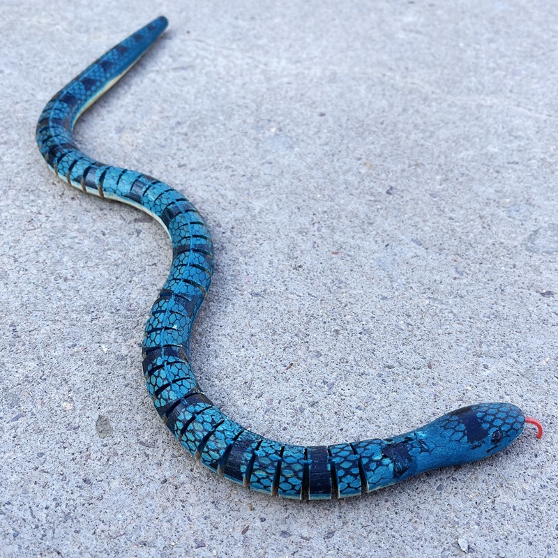 木制圆头蛇仿真眼镜蛇50-60-70cm木头蛇地摊热销整蛊玩具蛇批发详情6