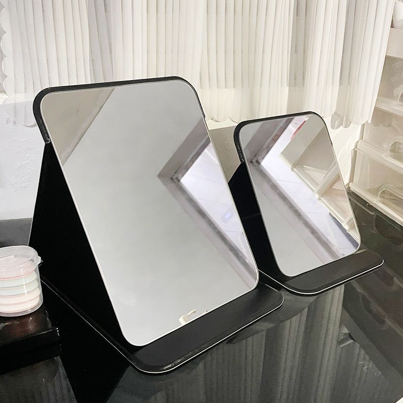 KT猫镜子可爱桌面折叠化妆镜卧室宿舍学生随时便携式无边框台式镜详情9