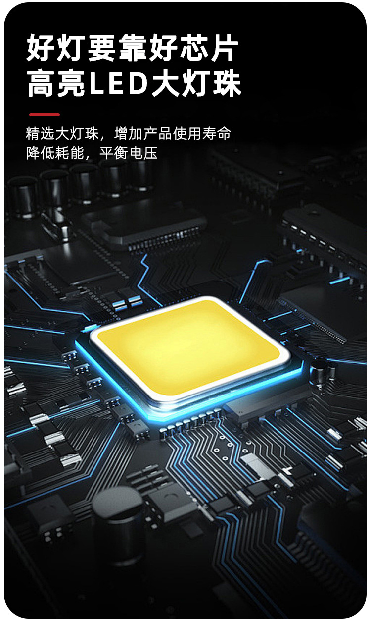 Night cycling bicycle lights, cycling flashlights, strong light headlights, waterproof Type-c rechargeable mountain bike taillights pic 6