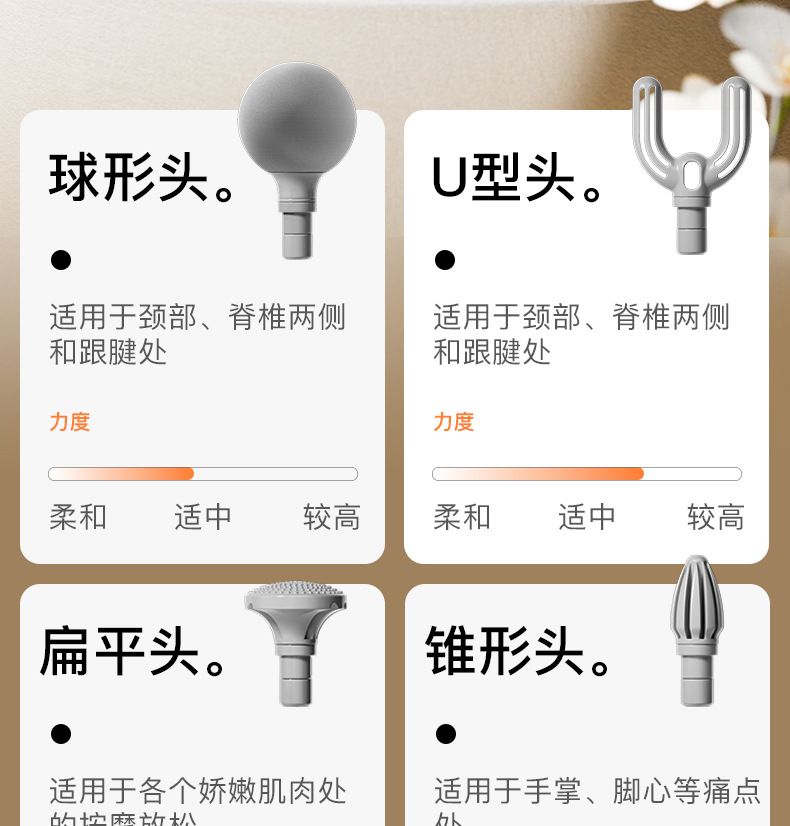 fed筋膜枪肌肉放松按摩器仪迷你肌膜枪颈膜抢男女电动静音专业级详情24