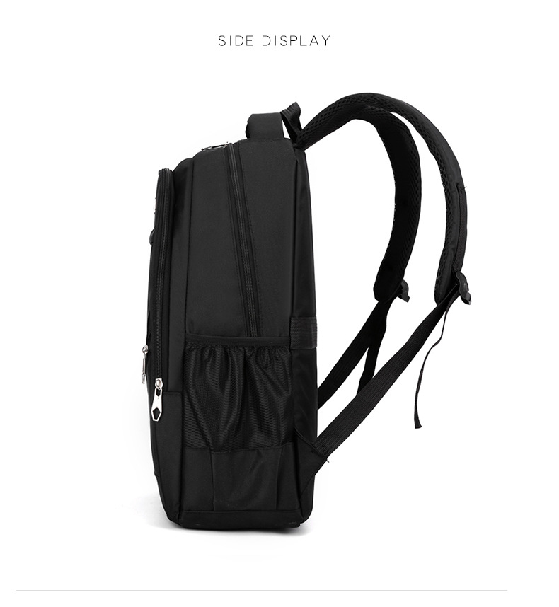 外贸新款双肩包男商务潮流休闲电脑背包通勤学生书包大容量旅行包详情24