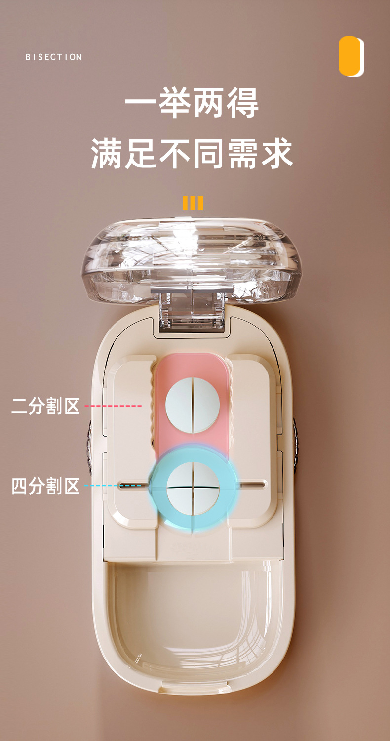 切药器分药器四分之一剪药器精准切药一分二切药片便携分装药盒详情7