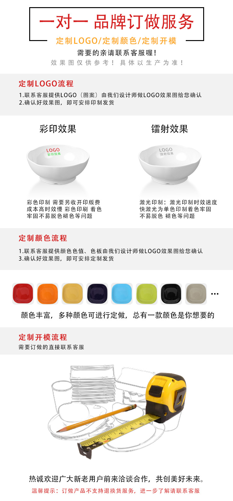 For commercial specific products of bowl and plate sets, please contact customer service pic 7