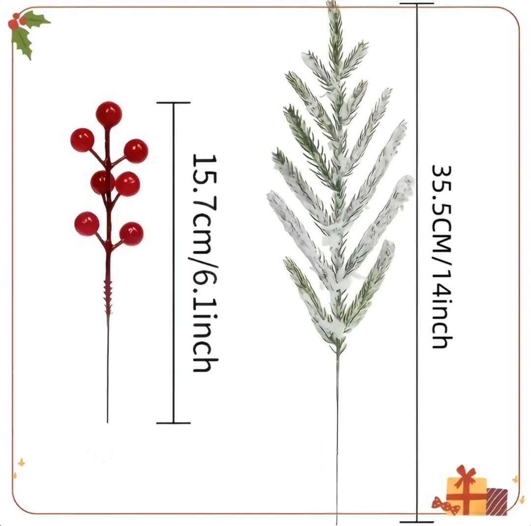 Christmas glove pendants, Christmas tree decorations, pine branches, snowballs, pinecones, and colorful lights embellish the background of gift boxes, creating a festive atmosphere pic 36
