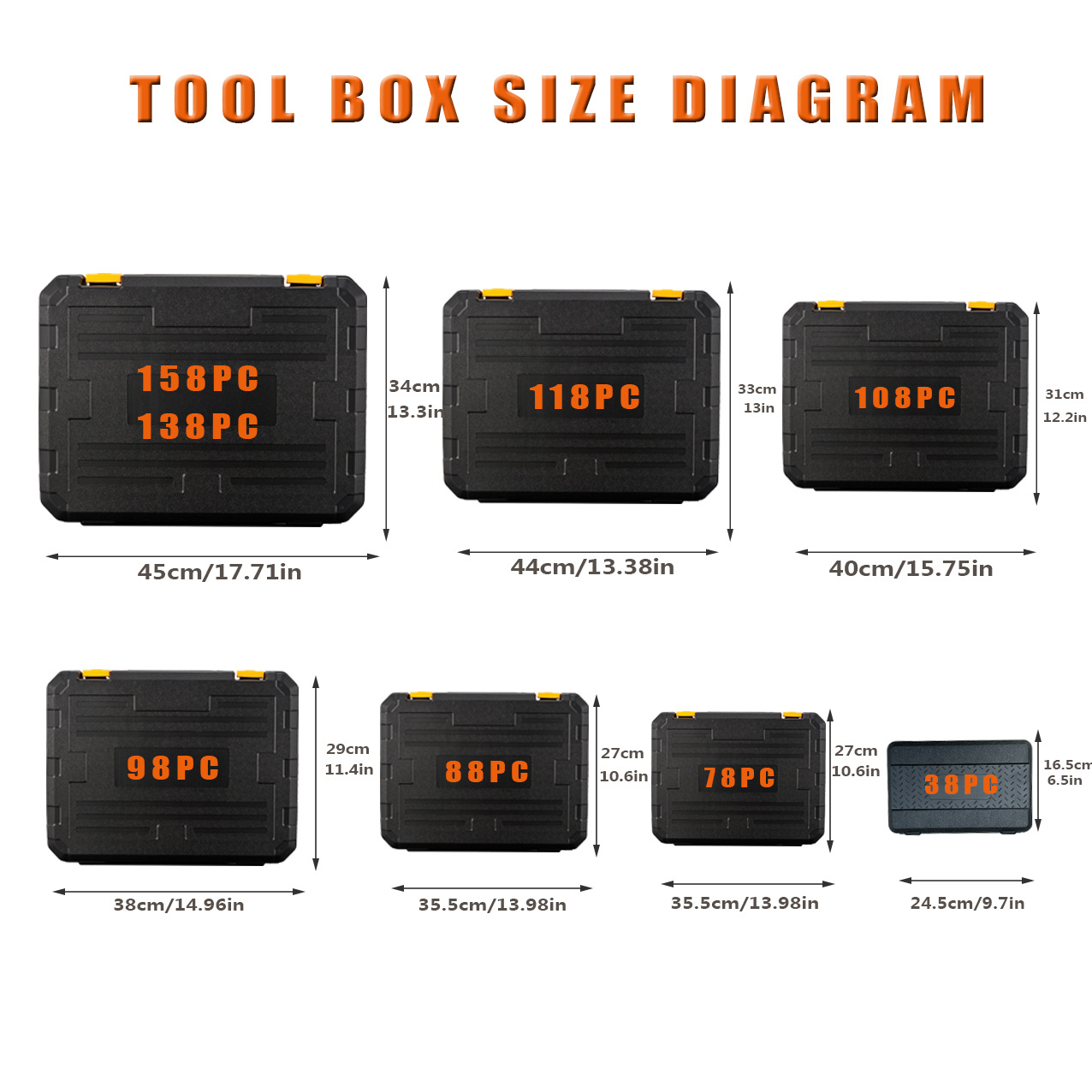 Tool set: 12-piece toolbox, home multi-functional combination toolbox pic 14