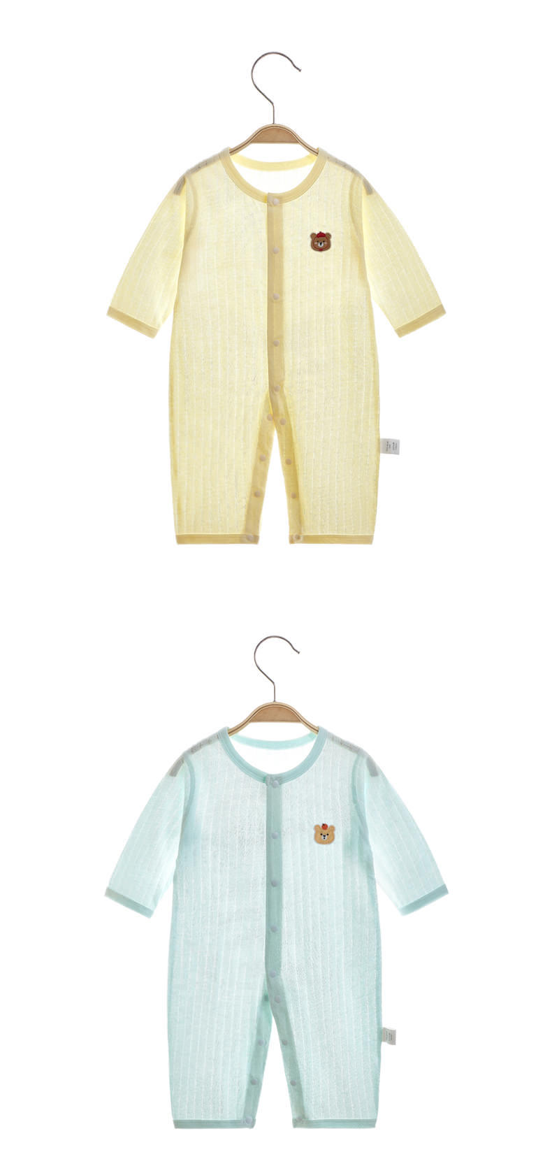 婴儿夏季衣服新生儿连体衣薄款纯棉a类无骨空调服0-3岁宝宝衣服详情11