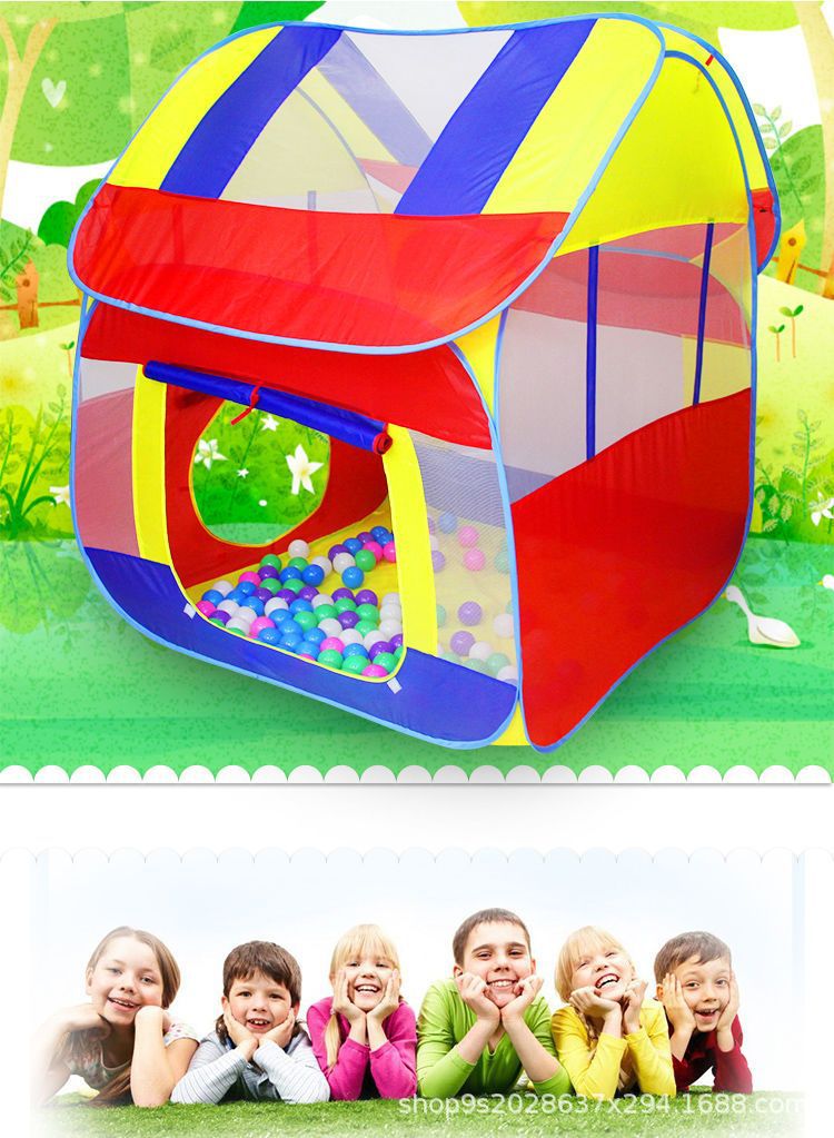 儿童帐篷室内户外大房子男孩女孩宝宝家用海洋球池玩具游戏屋帐篷详情7