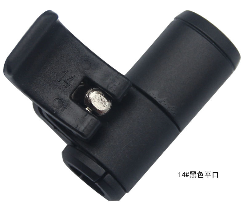 从林豹铝合金外锁扣 直柄三节6061铝 7075登山杖 通用配件详情6