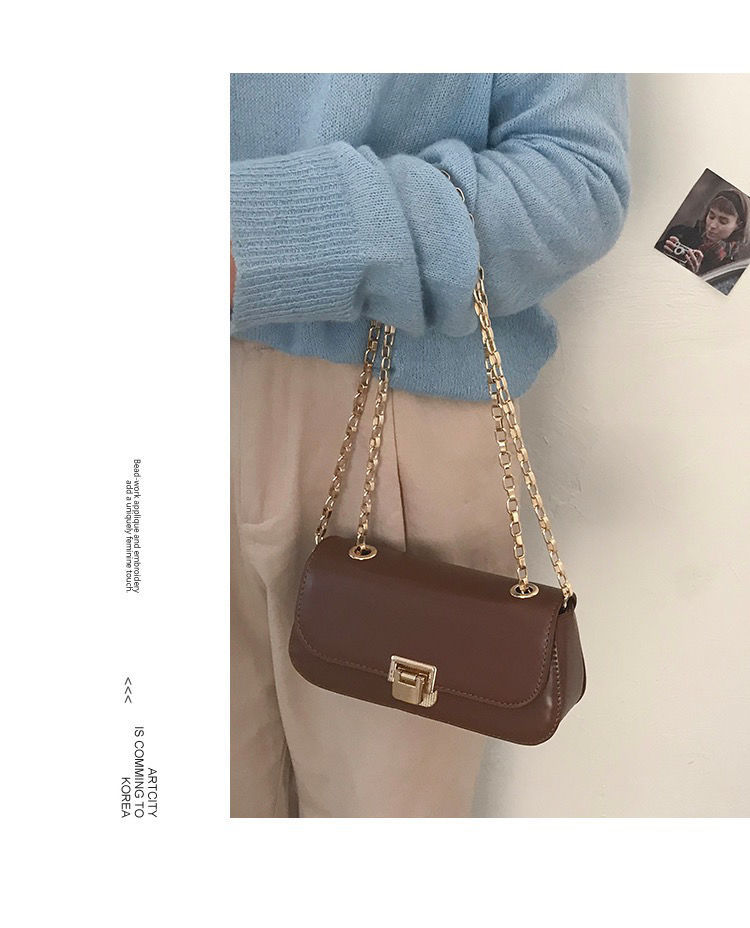 法国小众包包女2025跨境潮复古腋下包高级感洋气链条包百搭斜挎包详情7