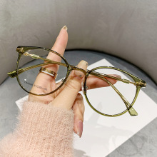 超大框黑框眼镜近视男女可配有度数大脸显瘦素颜神器眼镜框眼睛架详情21