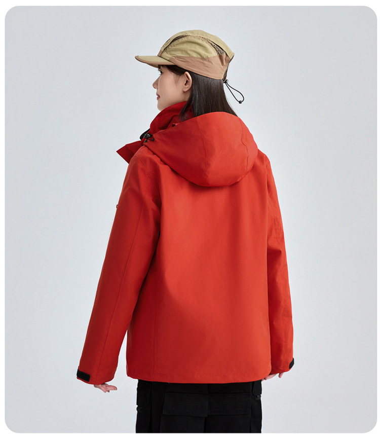 国标压胶户外冲锋衣男女三合一两件套防风防水外套工作服可印LOGO详情22