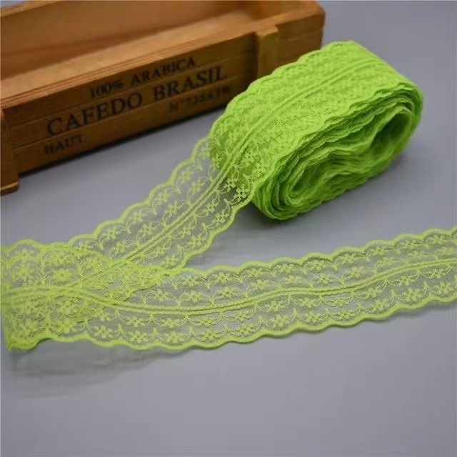 【40 Colors 】 Double-sided non-elastic lace trim, DIY clothing, curtains, sofa sewing, lace trim accessories, 4.5CM pic 12