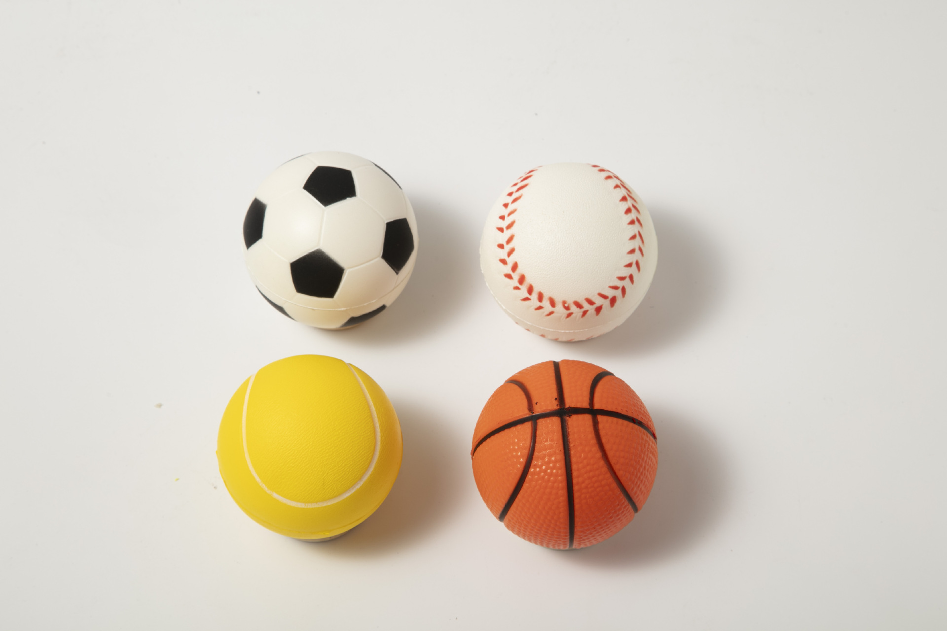 跨境爆款6.3cmPU发泡球光面中弹力发泄压力球海绵手抛球厂家批发详情16