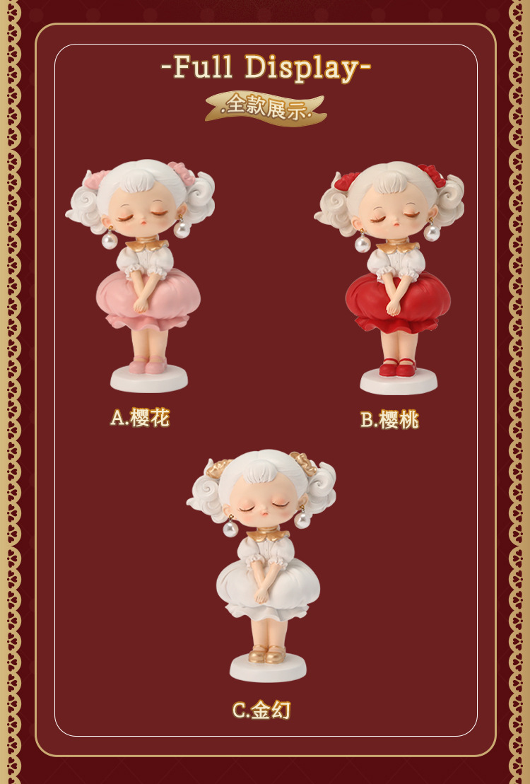 Pearl Girl Lustrous ornaments, resin dolls, trendy toys, cute desktop decorative ornaments, doll wholesale pic 4