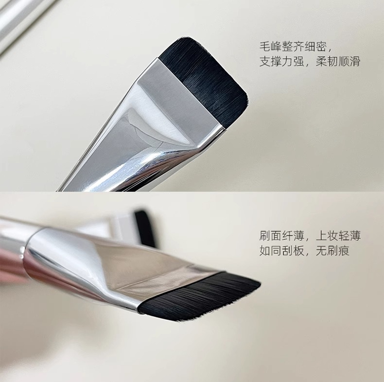 一字型粉底刷平头刀锋沧州化妆刷底妆刷粉底液专用面膜刷美妆工具详情5