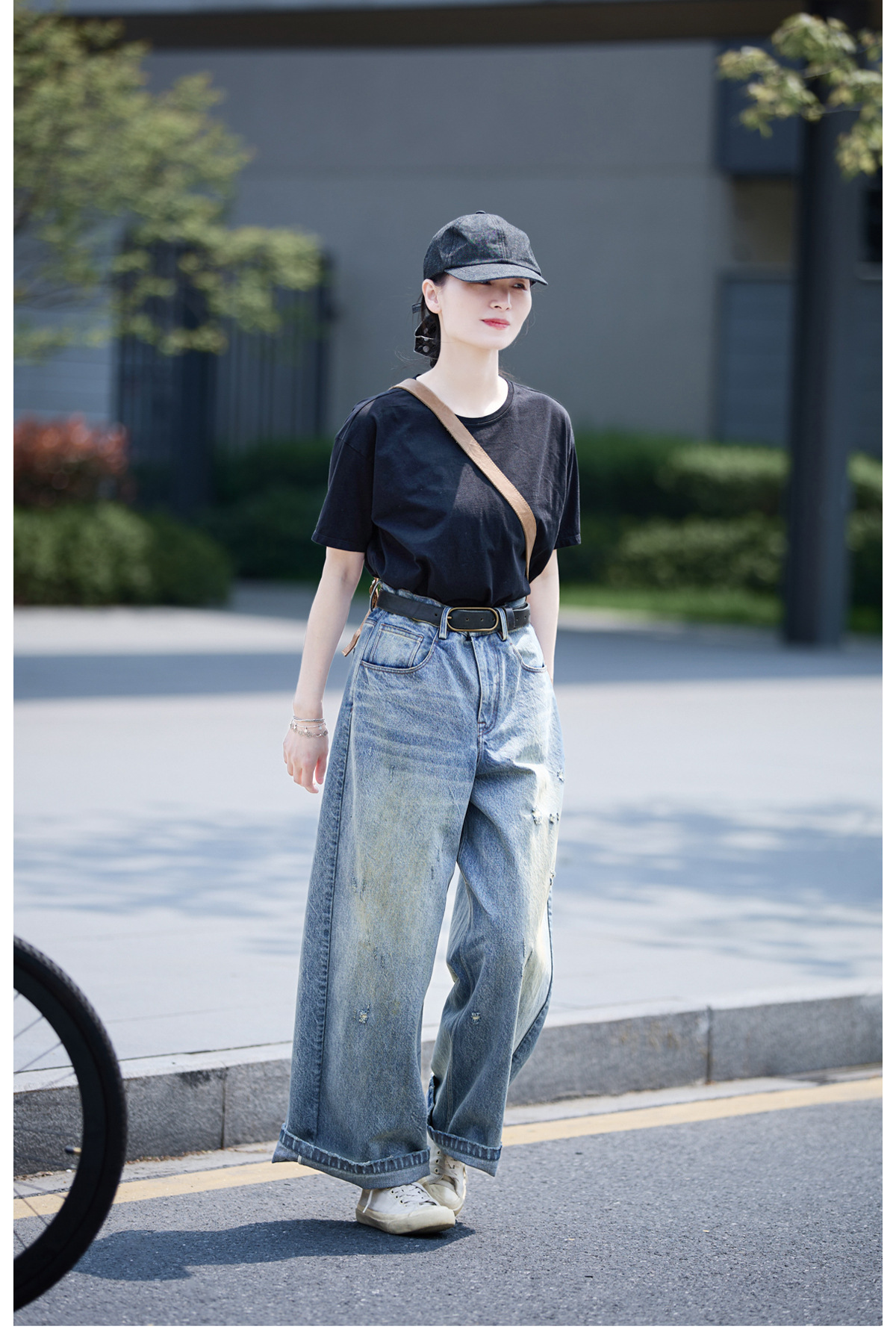 【 Random Thoughts 】 Summer Storm Ripped Heavy Washed jeans straight-leg pants for all four seasons pic 56