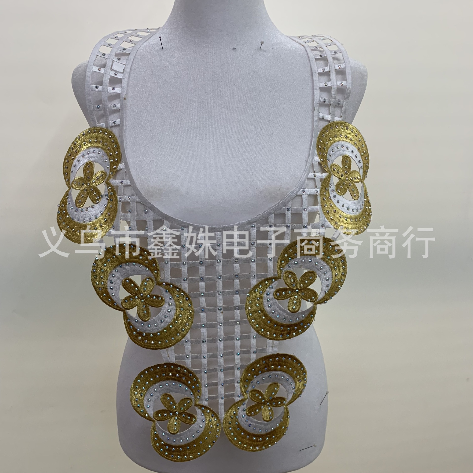 Embroidery, rhinestone and diamond fabric with adhesive backing decoration for foreign trade clothing accessories pic 17