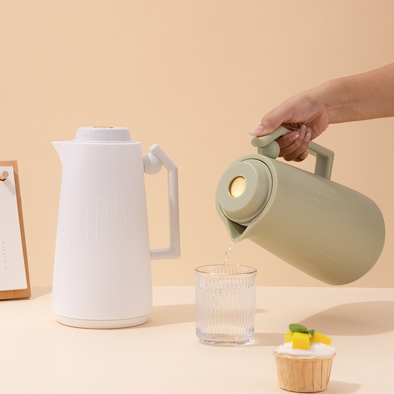 跨境大容量金盖真空保温壶 玻璃内胆家用保温瓶 批发商用咖啡壶 优质保温水壶 长效保温瓶详情12