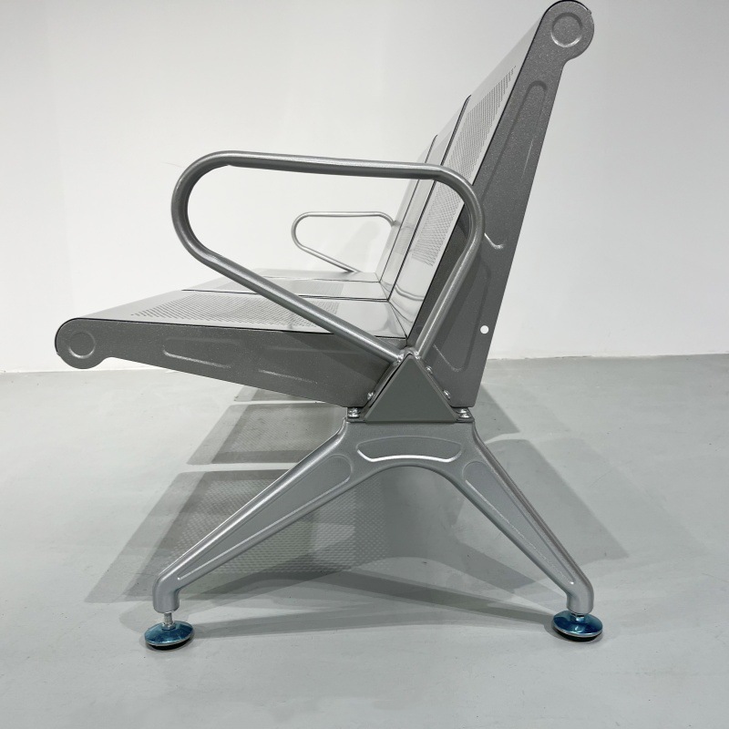 三人位排椅机场不锈钢长椅子医院等候诊椅公共联排休息座椅输液椅详情5