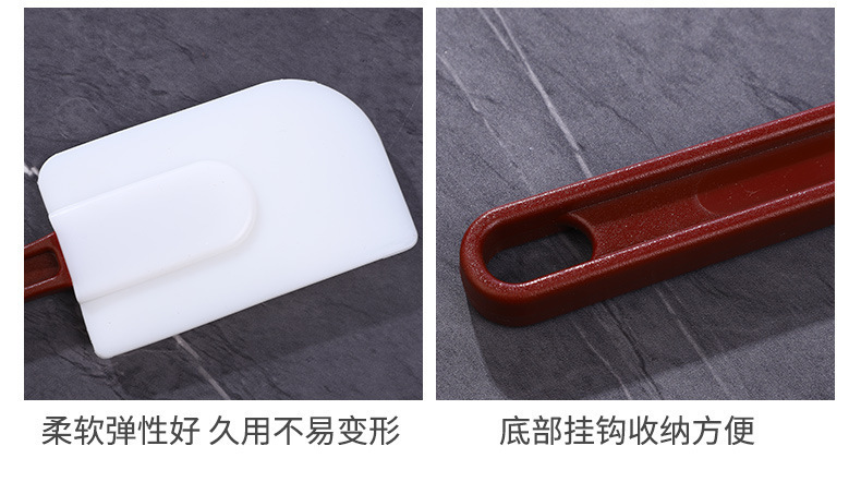 ✅烘焙用具牛油刮刀3件套硅胶刮刀耐高温硅胶奶油厨房刮刀烘焙跨详情7