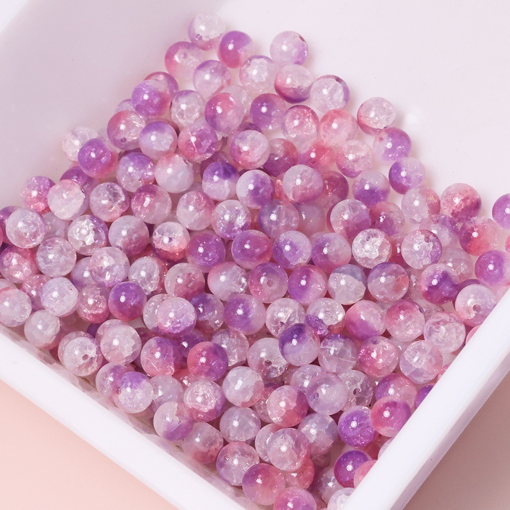 新10mm三色冰魄裂纹珠手工琉璃串珠散珠diy饰品手链配件项链材料详情28