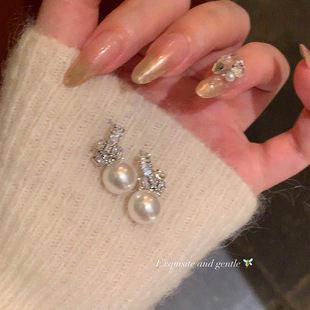 925银针港风复古金属耳环女高级感几何素圈耳扣百搭夸张通勤耳饰详情3