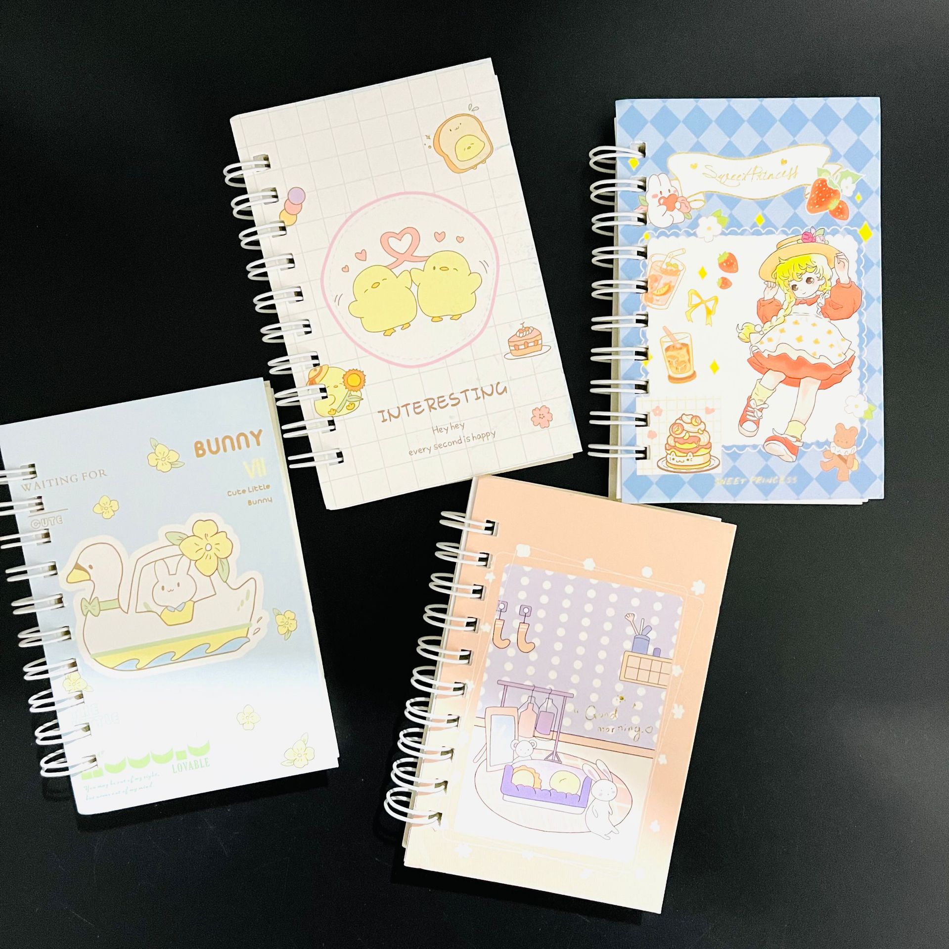 【 Zone 3-8 】 Coil Notebook 10/ pack 680 per piece Cartoon thickened coil notebook wholesale student study supplies Portable stationery small notebook notebook wholesale 1 yuan pic 2