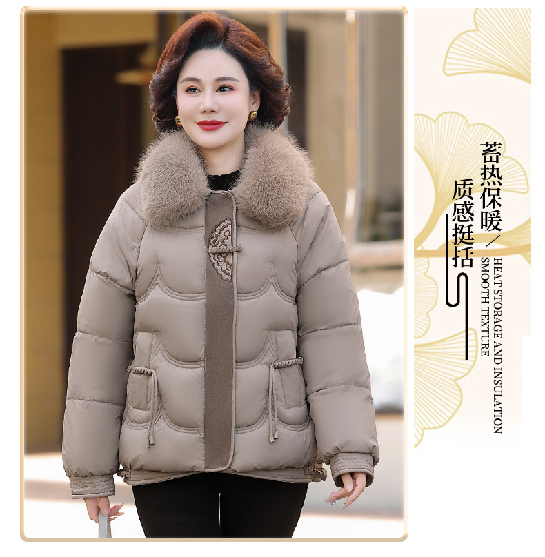 档口批发2025新款中年妈妈装棉服棉衣中老年加厚冬棉袄奶奶装外套详情14