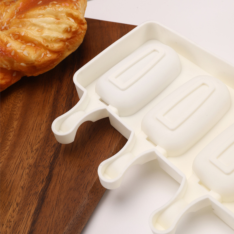 8-piece oval homemade ice cream mold, the same silicone mold as that of French Magnon, jelly pudding cake, heat-resistant pic 3