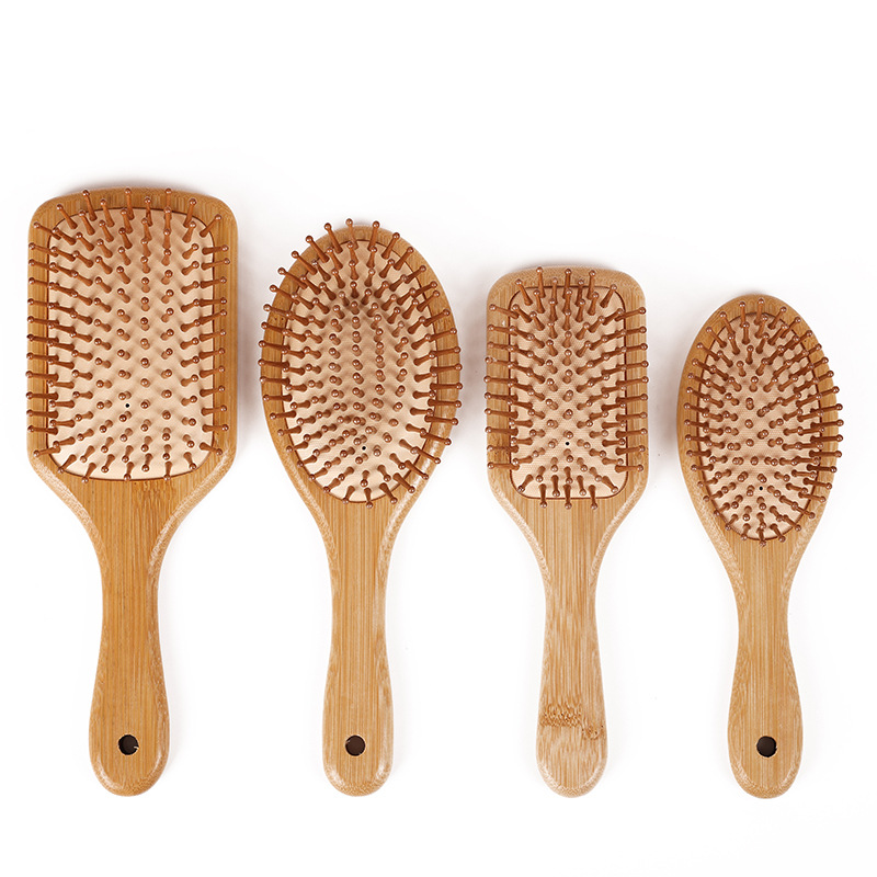 TEMU木头气垫梳跨境楠竹发梳防静电美发梳大板梳按摩梳x 梳子竹子详情11