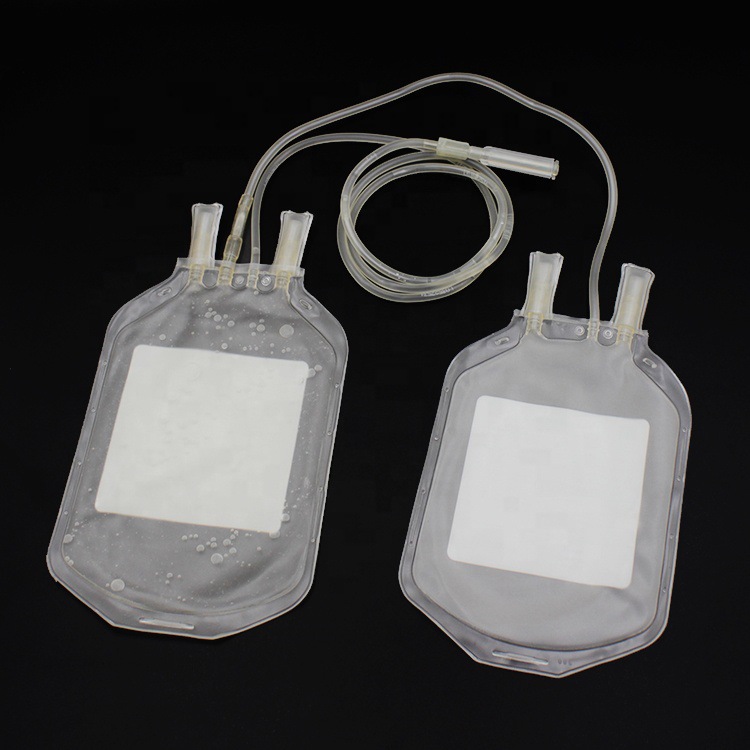 Cross-border exclusive disposable double blood transfusion bags 250/350/450ml medical sterilized blood transfer blood transfusion bags pic 12