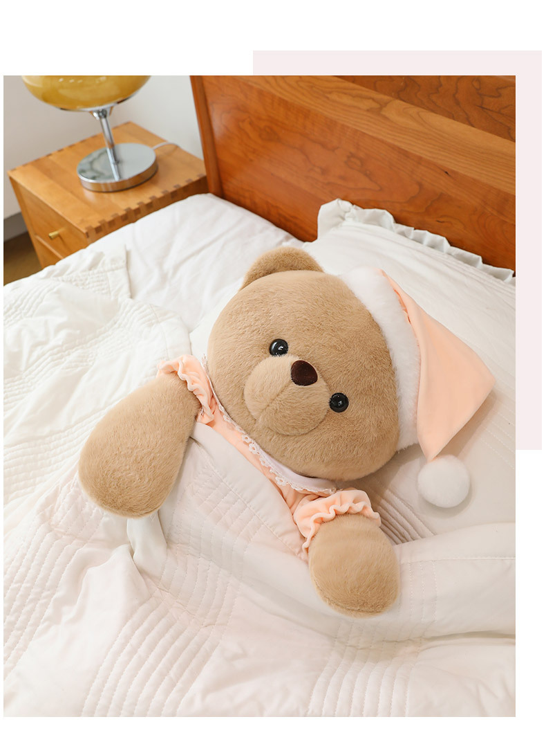 可爱睡衣小熊毛绒玩具公仔批发跨境新款动物抱枕玩偶儿童安抚娃娃详情20