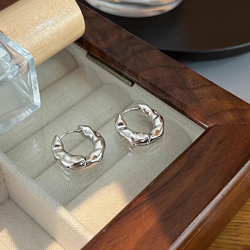 日韩精致简约耳圈爆款时尚百搭高级感素圈耳环气质通勤冷淡风耳扣详情51