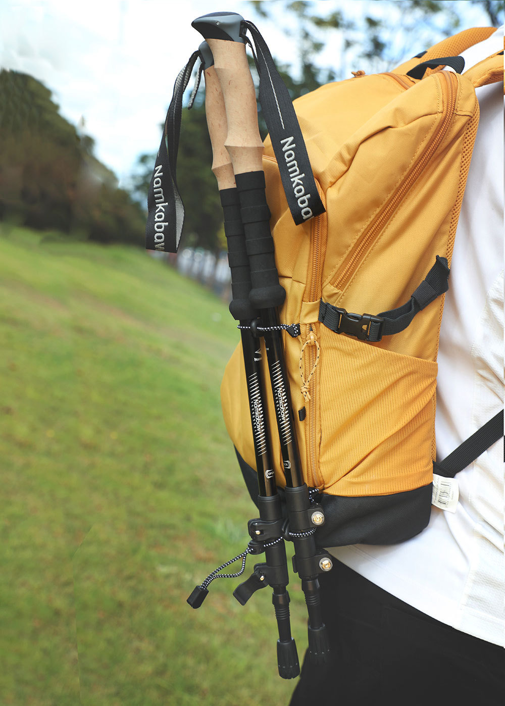 跨境热销户外铝合金登山滑雪杖三节伸缩手杖套装轻便耐用登山装备详情9