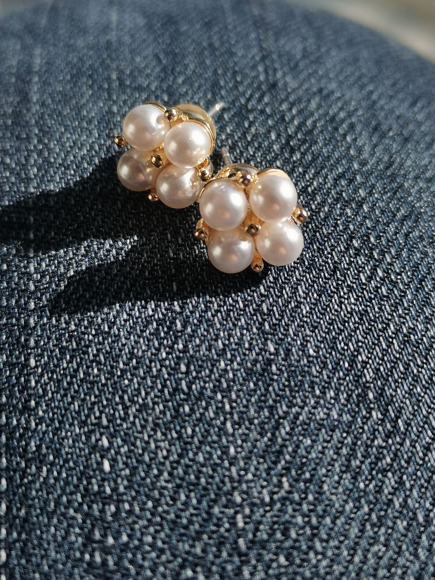 925 silver needle freshwater pearl small stud earrings for women, French, simple and elegant, a popular accessory pic 8