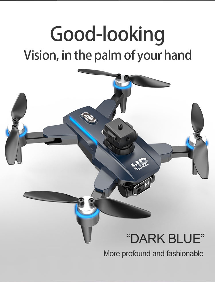 外贸无人机高清航拍超长续航飞行器灯光无刷光流避障遥控飞机玩具详情4