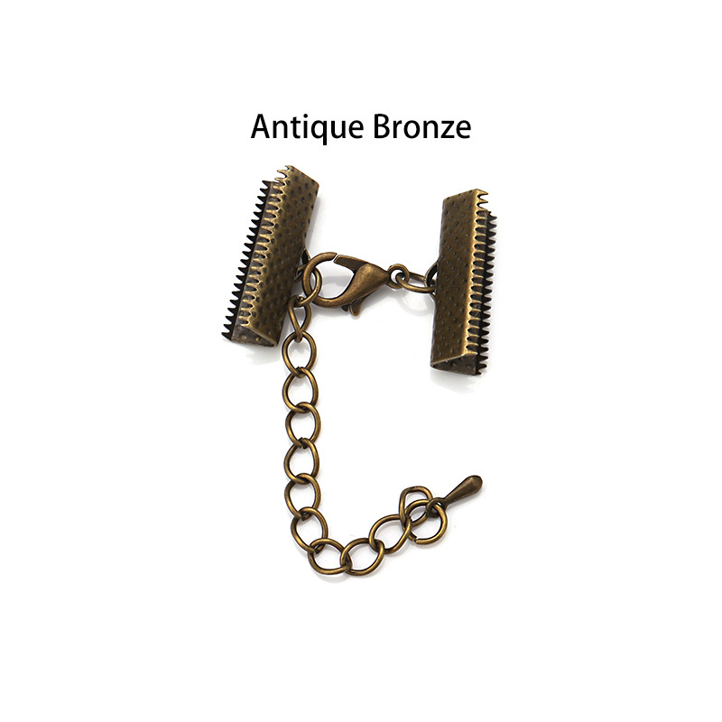 Horse clip buckle + lobster buckle, horse mouth clip, horse calf buckle, iron tail chain, 5cm long, lobster buckle 12mmdiy accessory pic 14