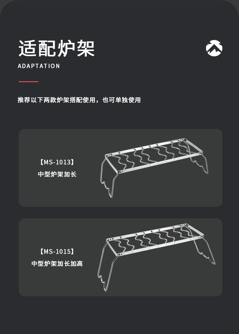 厂家直销加粗304不锈钢长方形网格户外露营烤肉烧烤架烧烤网详情2