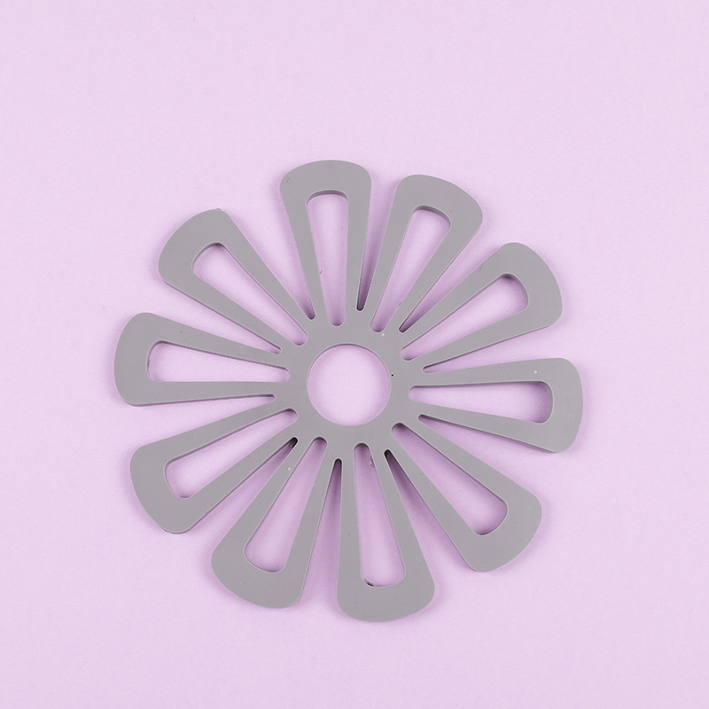 花朵隔热垫创意硅胶防烫垫家用防滑碗盘垫防热碟子垫菜垫锅垫详情14