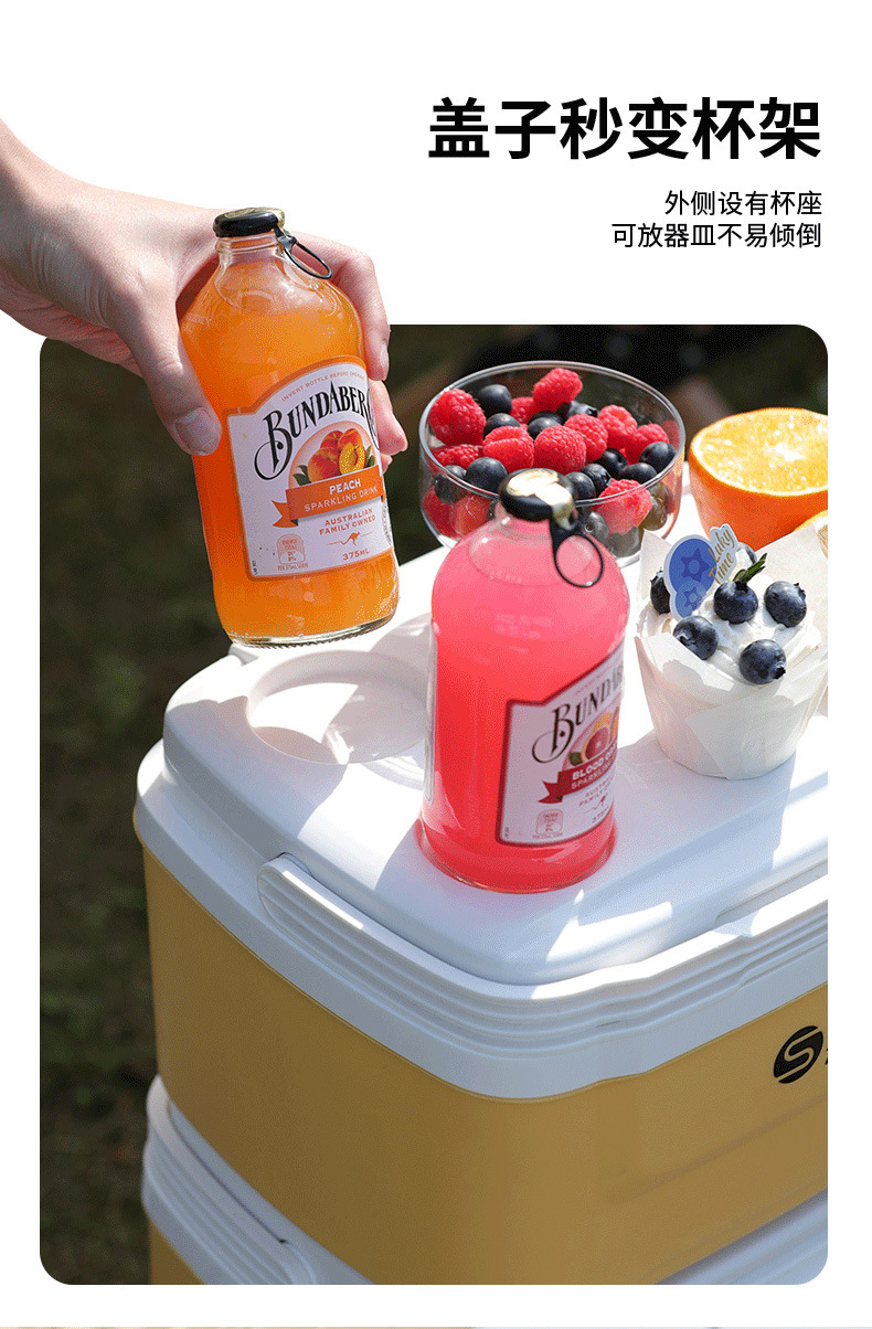 保温箱冷藏箱家用车载户外冰箱手提便携保冷野餐钓鱼商用摆摊冰桶详情9