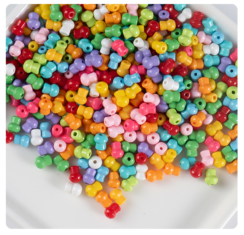 [A混锅]FGB千色玻璃米珠超优混珠花生/火磨异形珠diy饰品配件散珠详情3