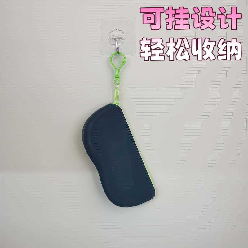 新款小众苹果眼镜袋收纳包便携可挂硅胶墨镜袋太阳镜游泳镜收纳袋详情3