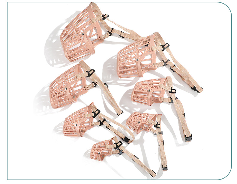 Dog anti-biting mouth covers, pet supplies, anti-barking, anti-random biting, anti-picking mouth covers, large, medium and small dog pet masks in stock pic 9