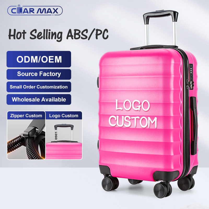 新款万向轮拉杆箱20/24/28寸复古旅行箱ABS材质箱厂家现货行李箱详情8