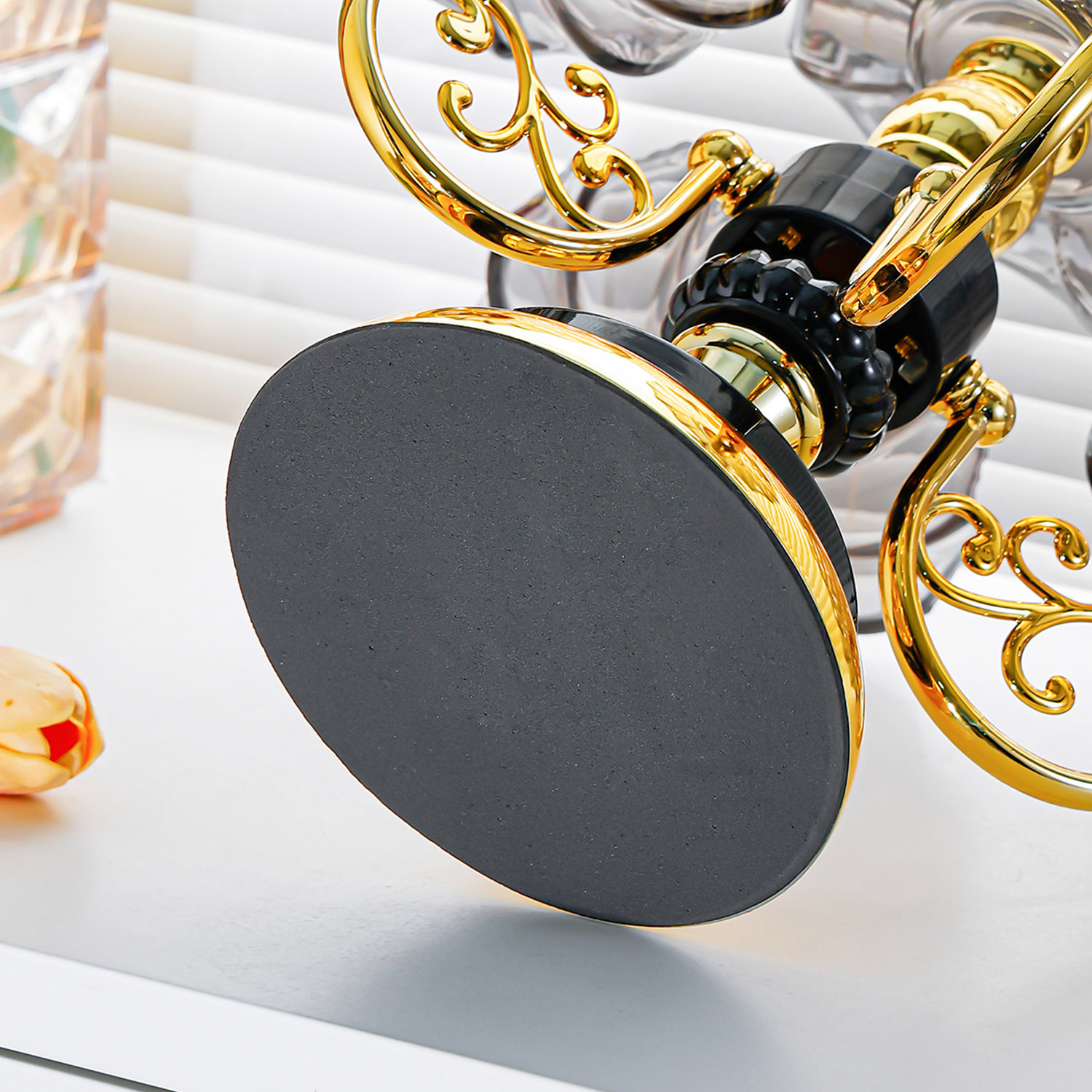 高颜值欧式网红水果盘家用客厅茶几现代创意多层轻奢风零食糖果盘详情6